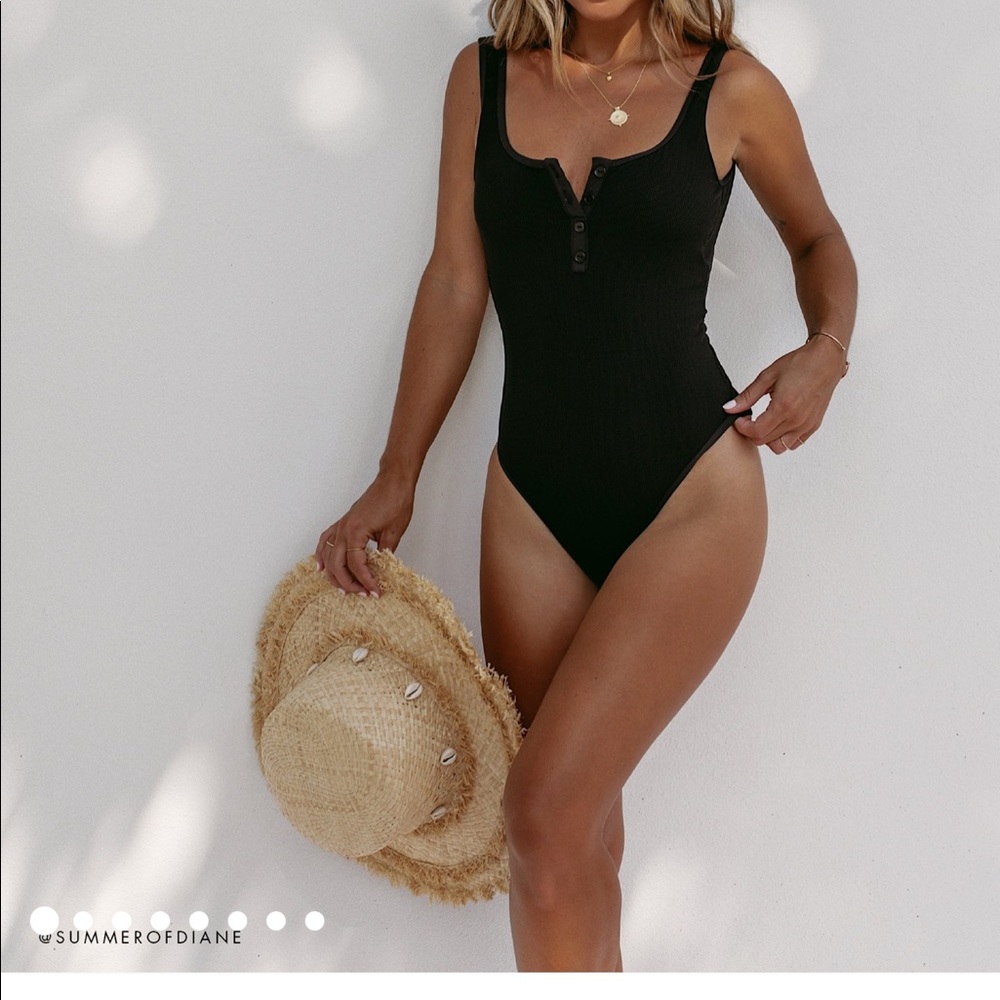 L Space Ribbed Float On One Piece Swimsuit